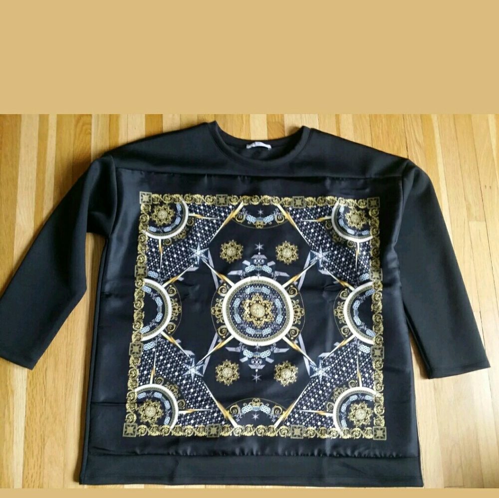 Versace collection oversized top sz.46